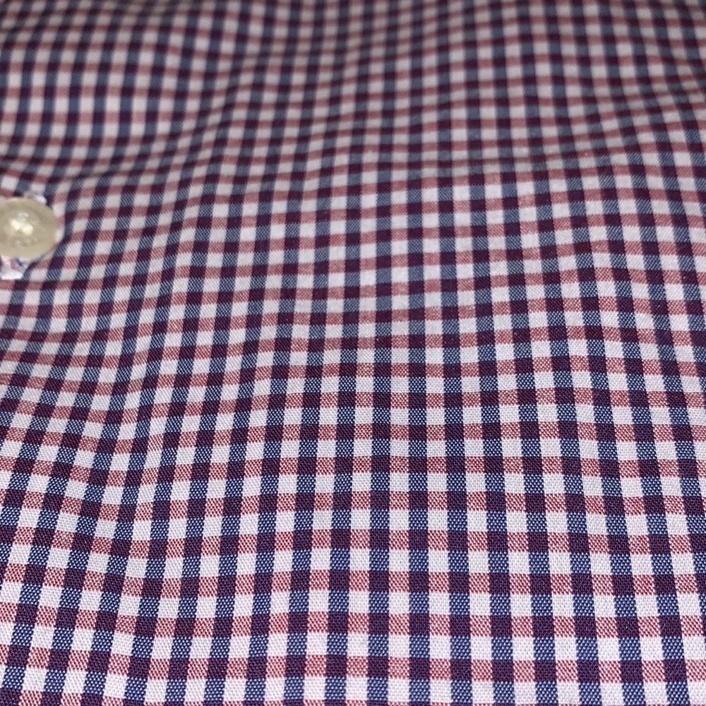 Kids Stretch Red White and BlueChaps Long Sleeve Dress Shirt Button Down - Picture 3 of 5